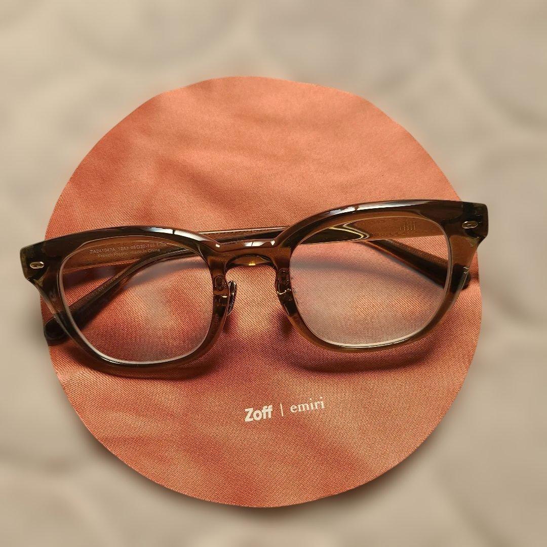 Zoff　コラボメガネ　辺見えみり dill　グレー　クリア　限定　完売