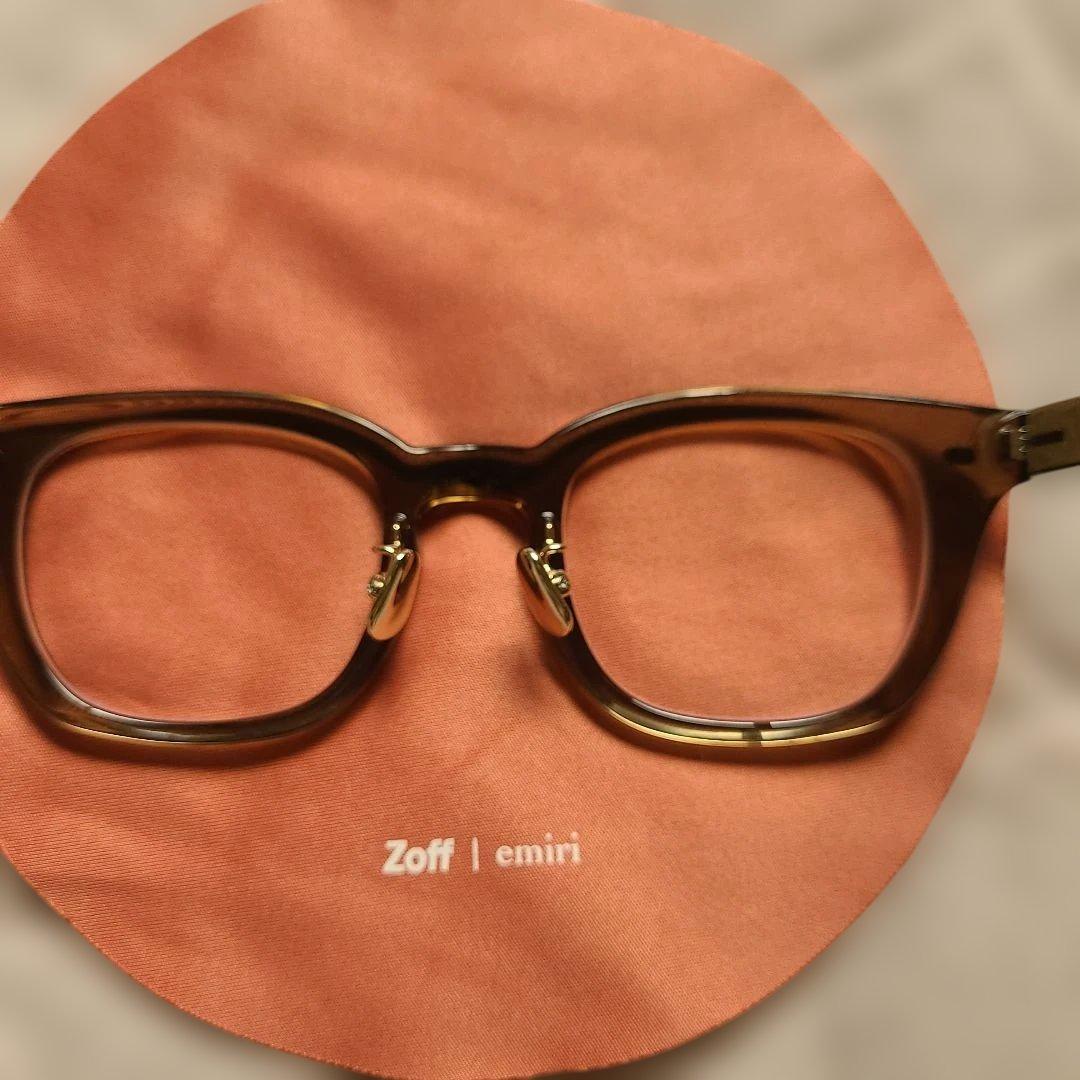 Zoff　コラボメガネ　辺見えみり dill　グレー　クリア　限定　完売