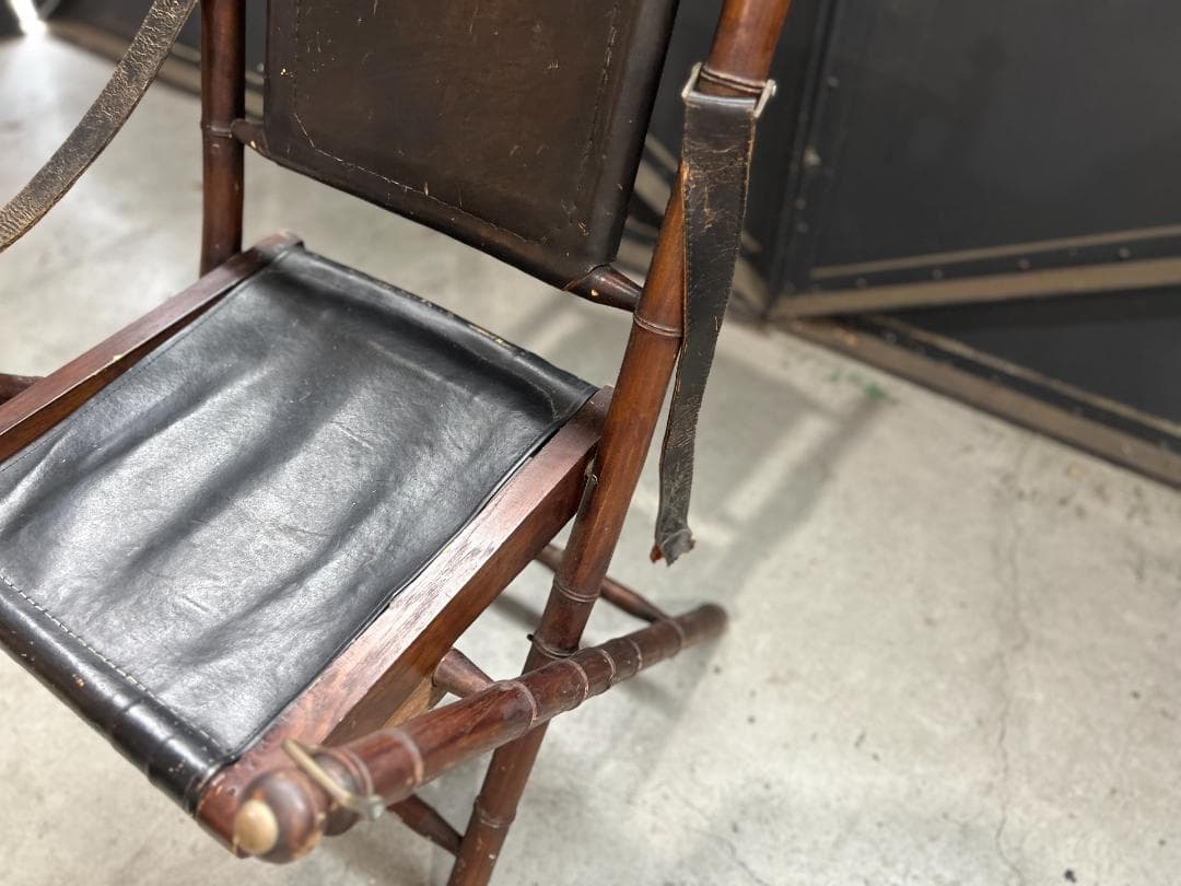 Vintage Folding Chair / フォールディングチェア｜レザー