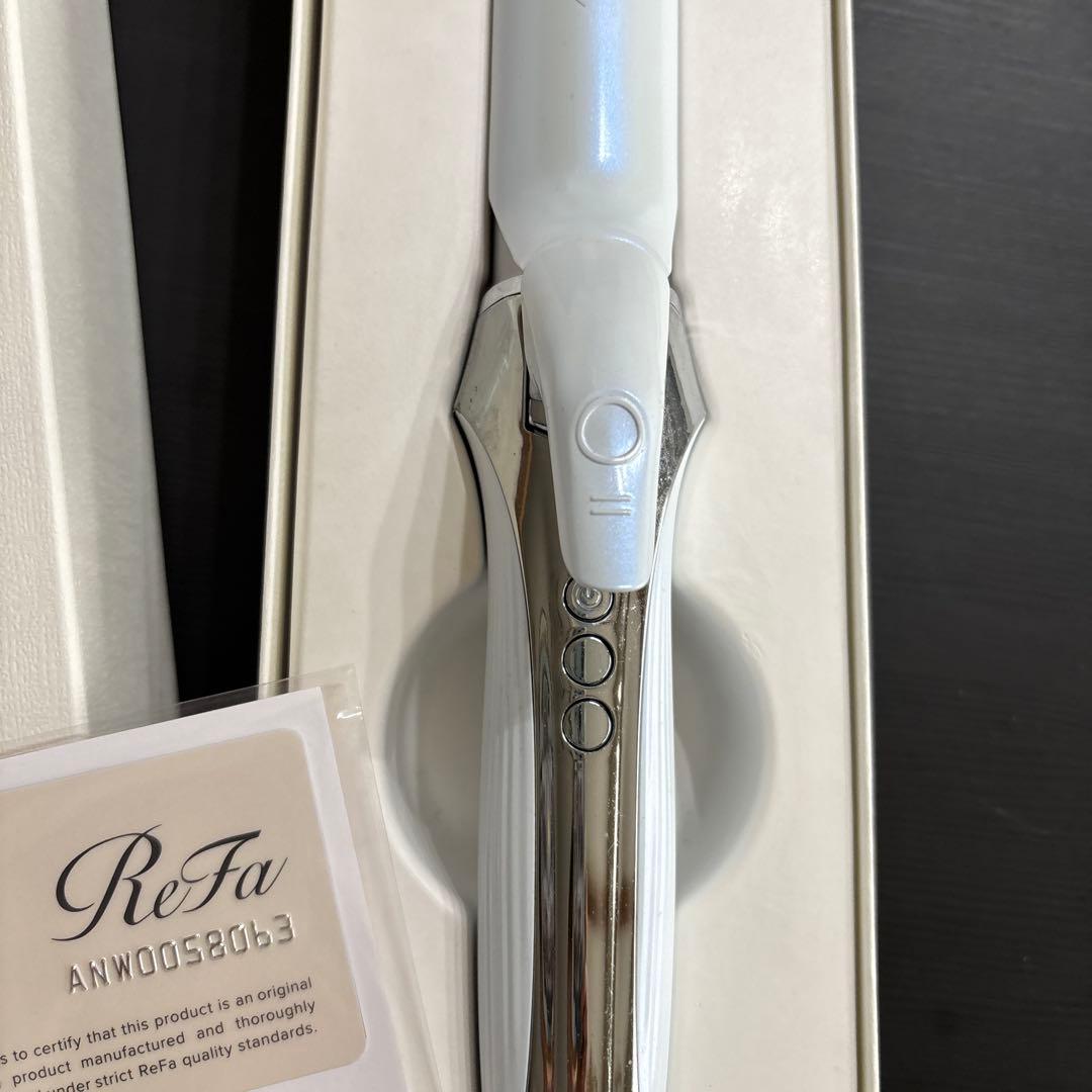 【美品】ReFa カールヘアアイロン ホワイト コテ 26mm
