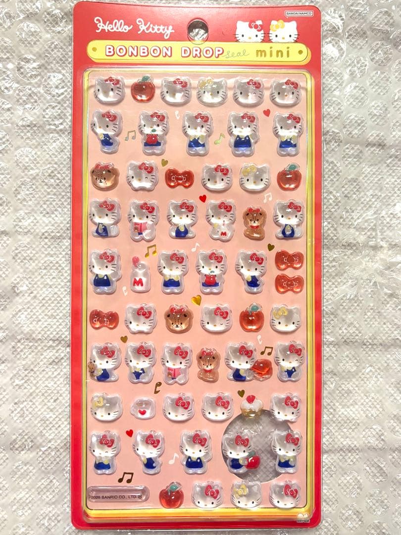 【バラ売り可】ボンボンドロップシール ミニ サンリオ 8枚セット