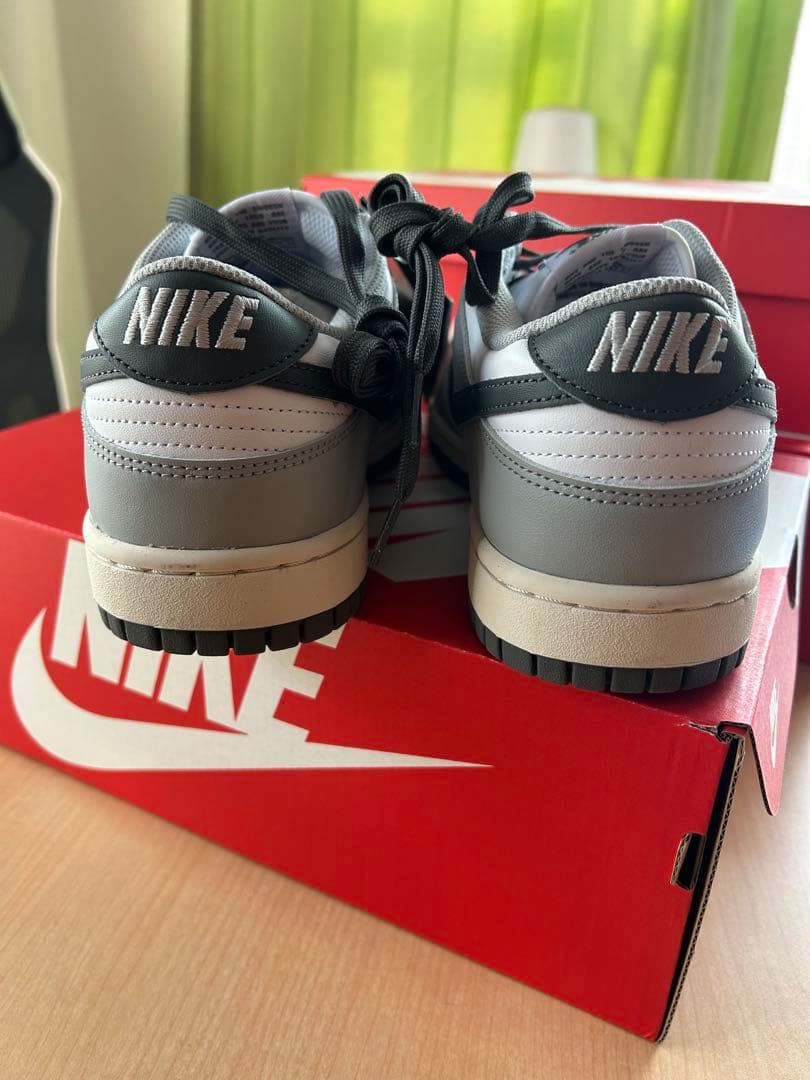 Nike D1503-117 シューズ グレー/ホワイト