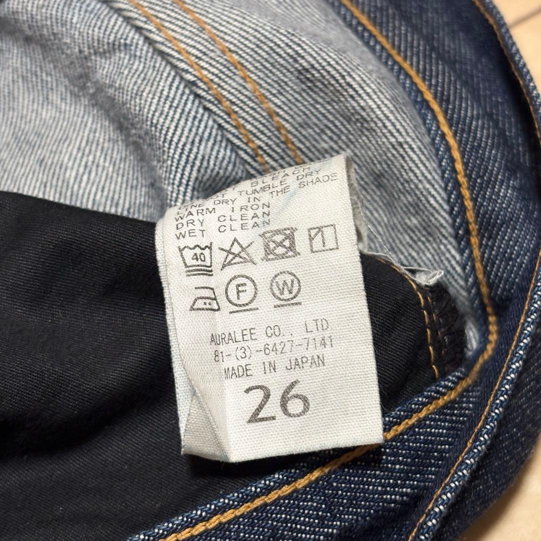 パンツ Auralee\" HARD TWIST DENIM 5P PANTS