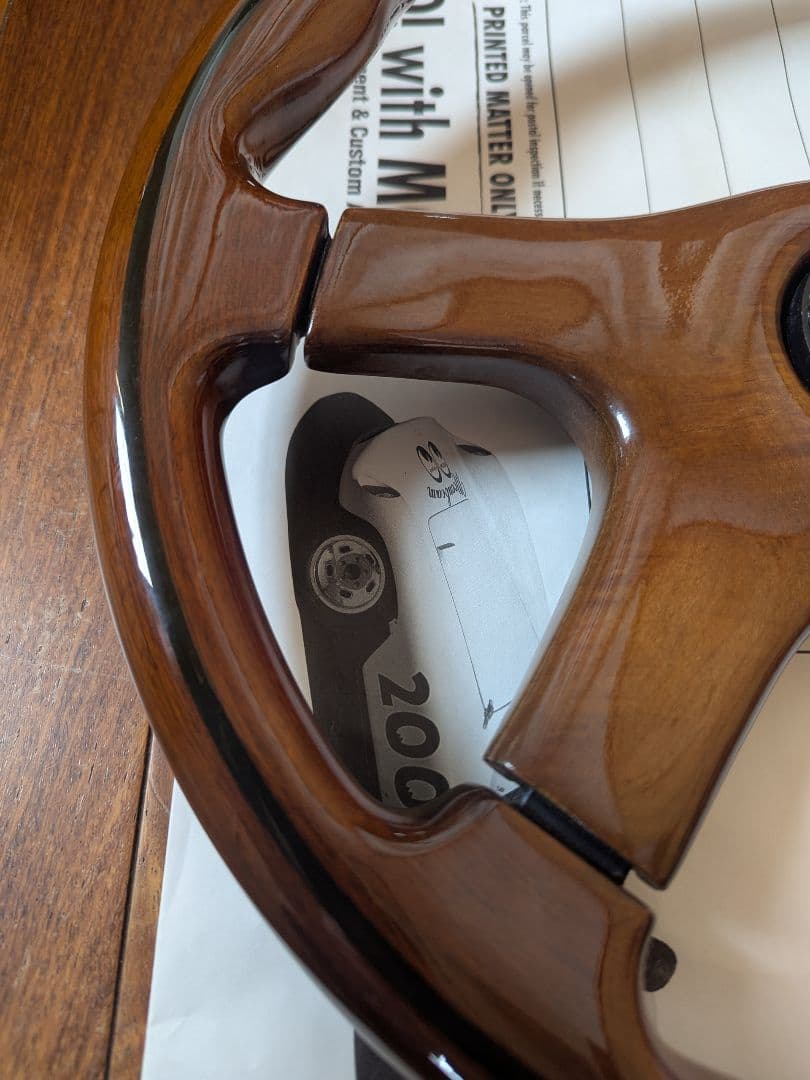 （naga ）NARDI ウッド ステアリング