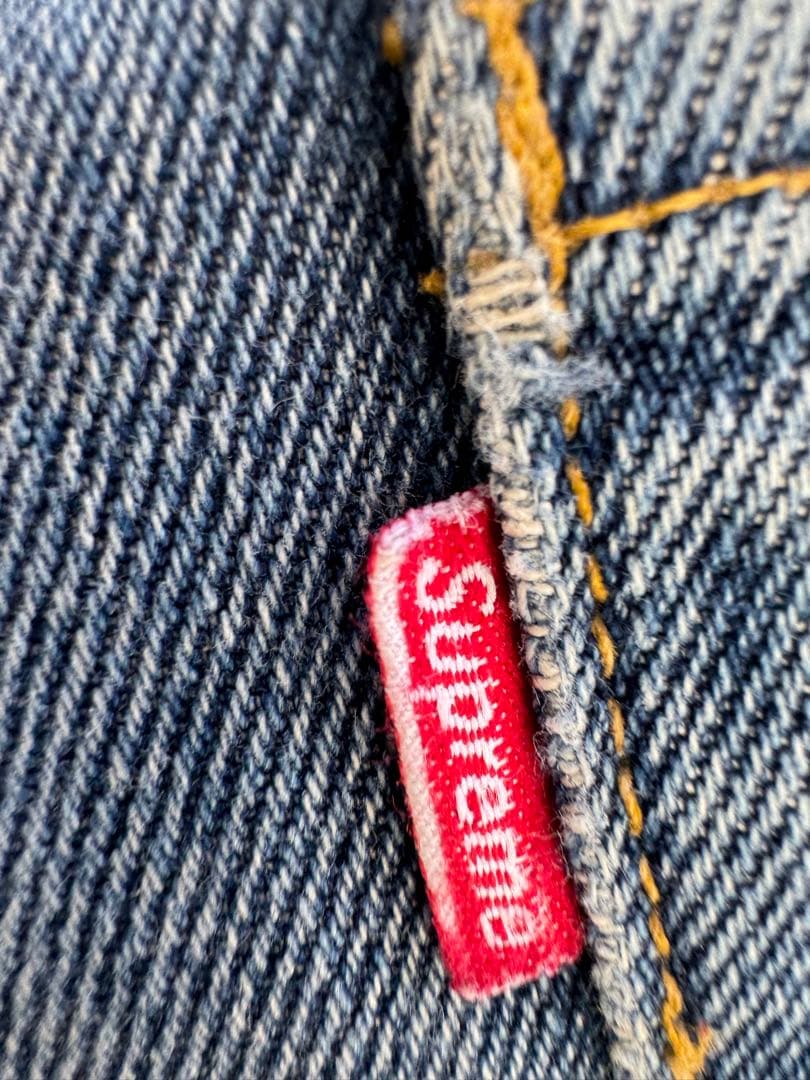Supreme 90s アメリカ製 ボタンフライデニム