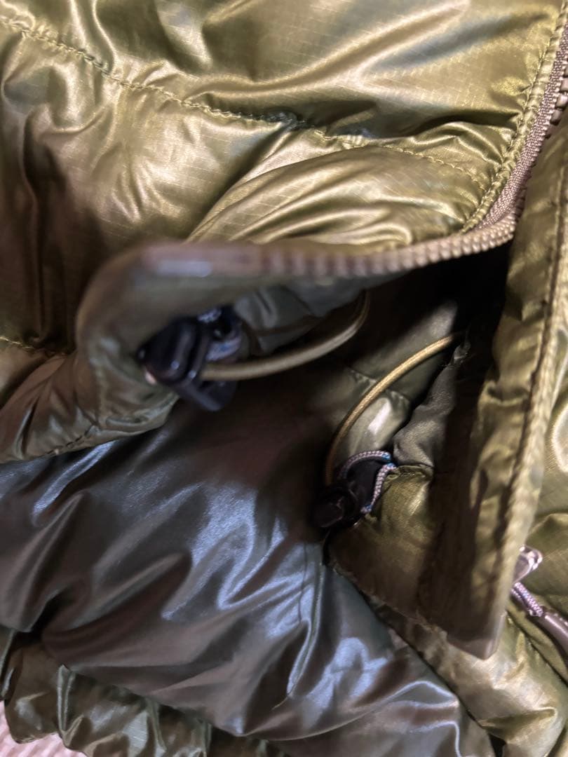 h*o様 mont-bell アルパインダウンジャケット オリーブ　800fp