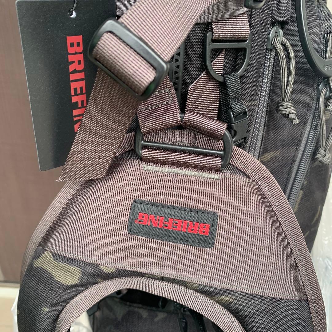 新品【BRIEFING ブリーフィング 】キャディバッグ カモフラ　ゴルフ