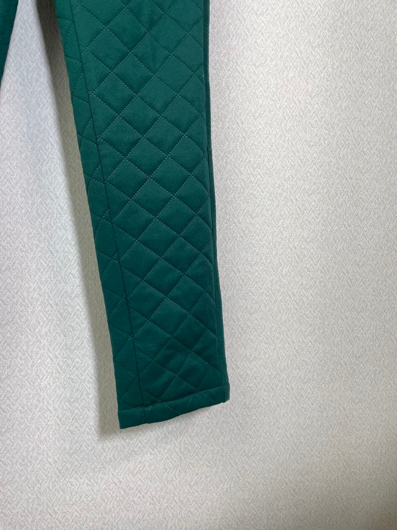 （美品）JACK BUNNY ジャックバニーキルト柄中綿パンツ グリーンサイズ5