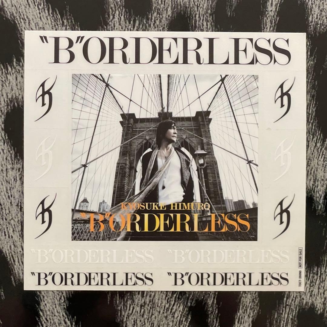 氷室京介/2010-11 BORDERLESSパンフ/ステッカー/缶バッチセット