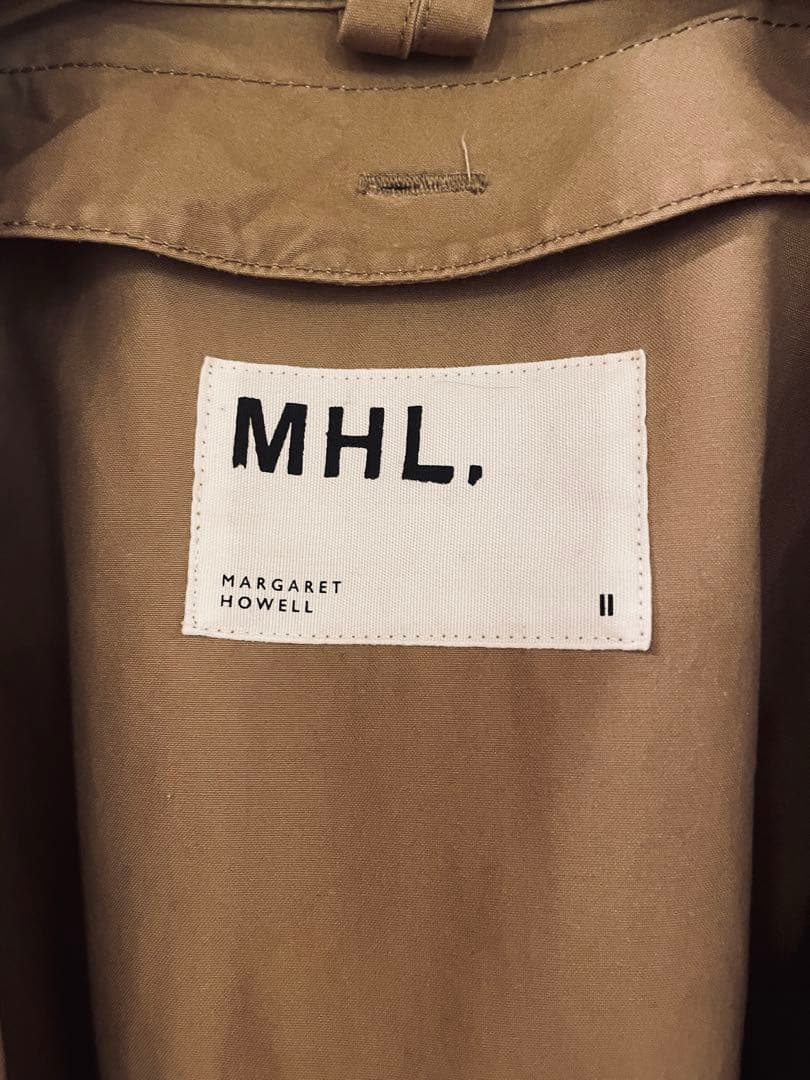 マーガレットハウエルMHL, カーキ モッズコート フード付き