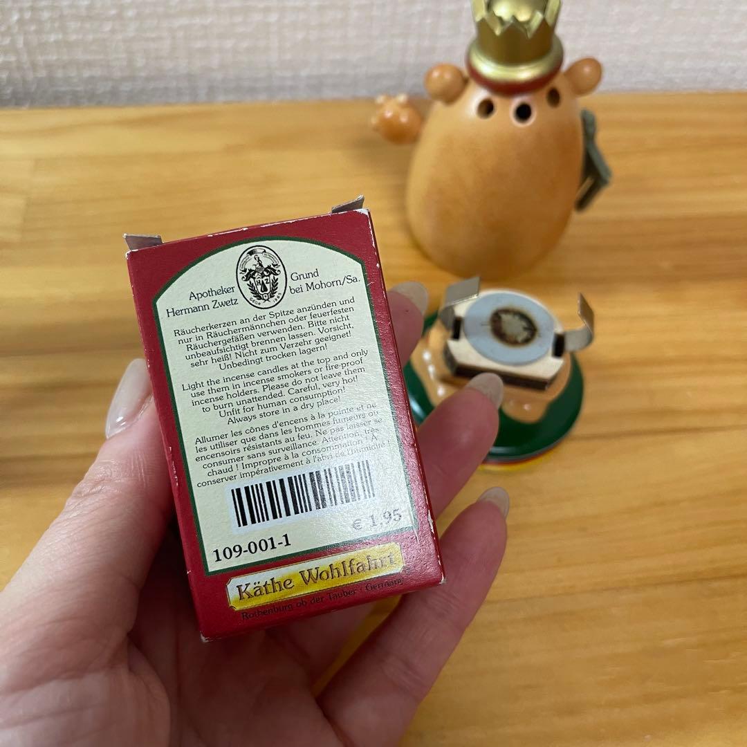 ドイツ製　木製　ベルリンのクマ お香立て