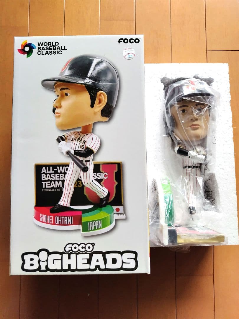 大谷翔平 2023年WBC 打撃シーン ビッグボブルヘッド　【144個限定】