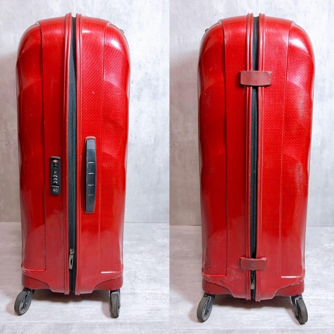 サムソナイト コスモライト 94L キャリー　赤　レッド　超軽量　旅行
