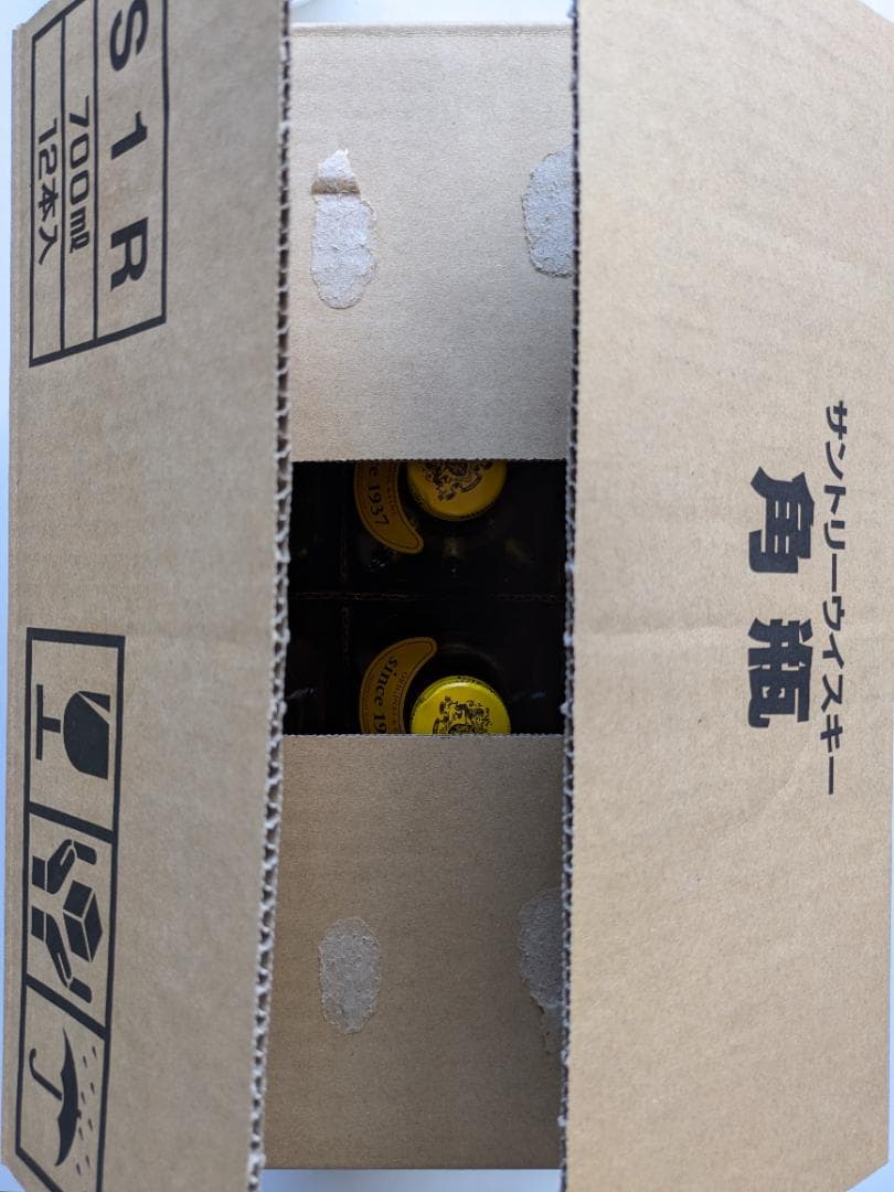 【キャップに多少のヘコミあり】サントリー角瓶40%700ml12本セット