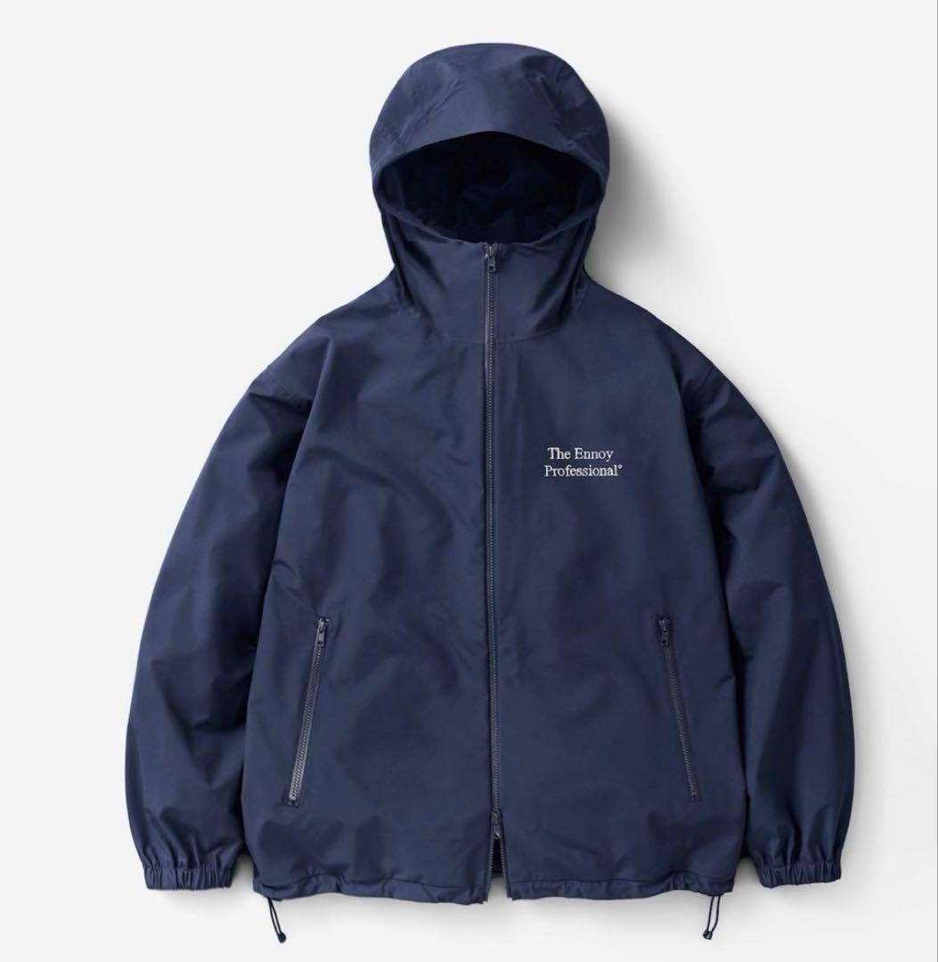 Envoy エンノイ 3LAYER SHELL HOODIE ネイビー XL