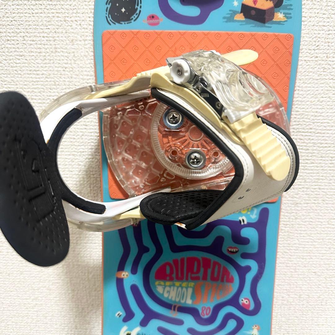 Burton キッズ スノーボード 80cm ビンディング付き 子供用