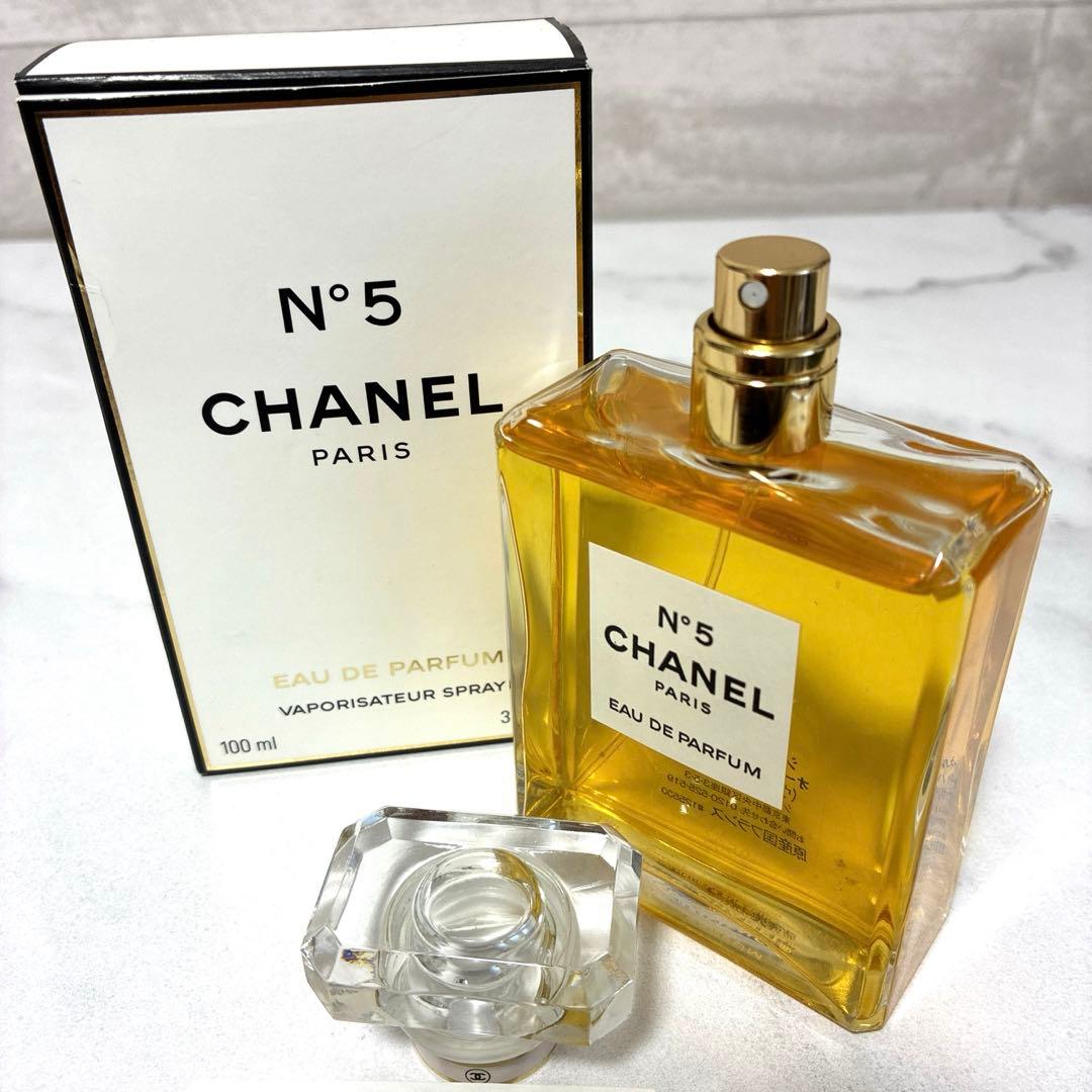 ほぼ満量　CHANEL シャネル no.5 オードパルファム 100ml 香水a