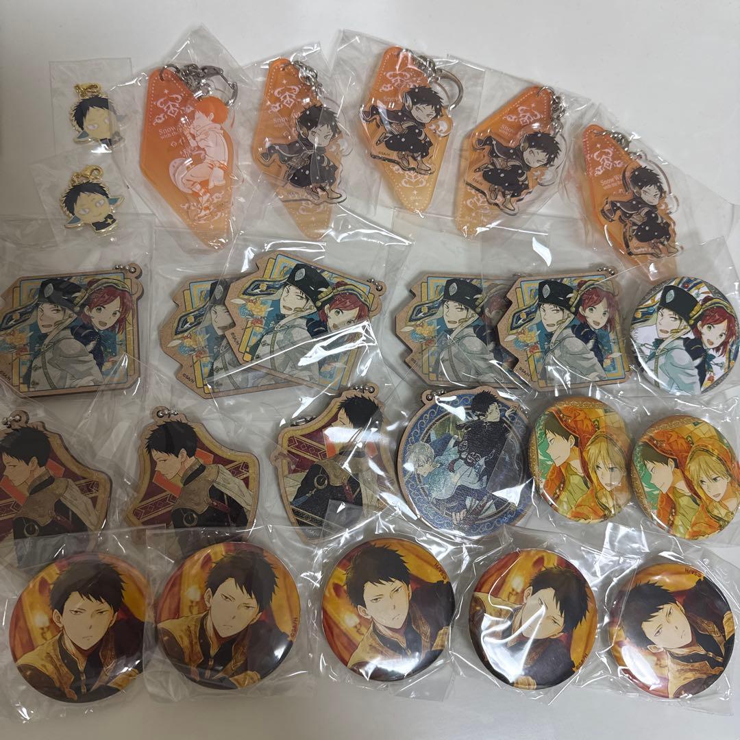 赤髪の白雪姫　漫福ガチャ　オビ　リュウ　イザナ　ミツヒデ　ゼン　白雪　まとめ売り