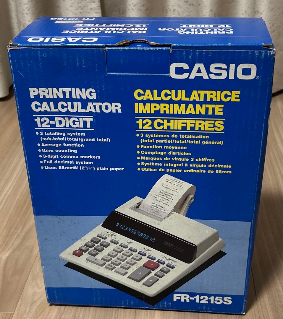 E*I様 【アンティーク】カシオ、電子式記録計算機、電卓、プリンター付き、FR-