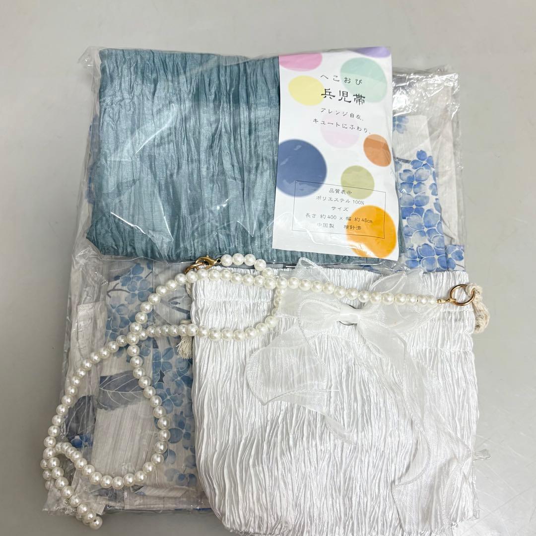 KYOETSU あじさい柄 浴衣 セット