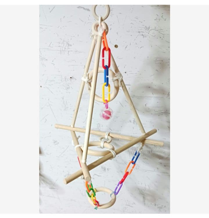 4　バードアスレチック　ブランコ　インコ　バードトイ　止まり木