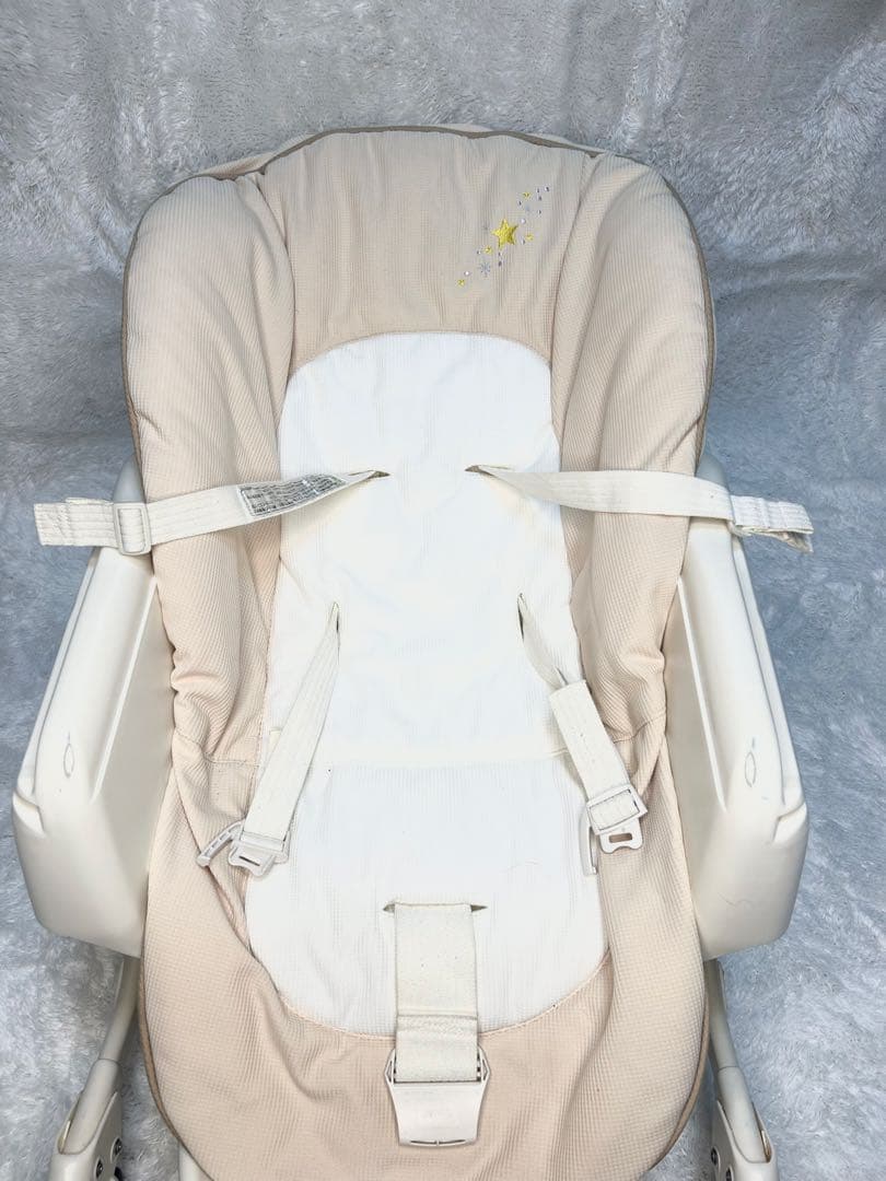 ☆美品☆コンビ　combi ハイローチェア ネムリラ　スター 星 可愛い 手動