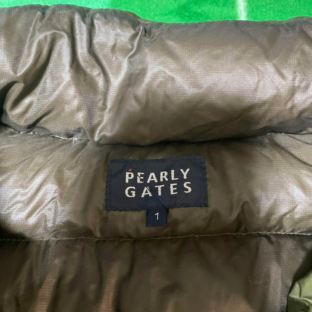 ⛳️美品 パーリーゲイツ 2way ダウンジャケット カーキ サイズ1⛳️