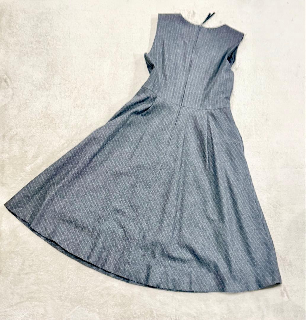 FOXEY ノースリーブひざ丈ワンピース 38