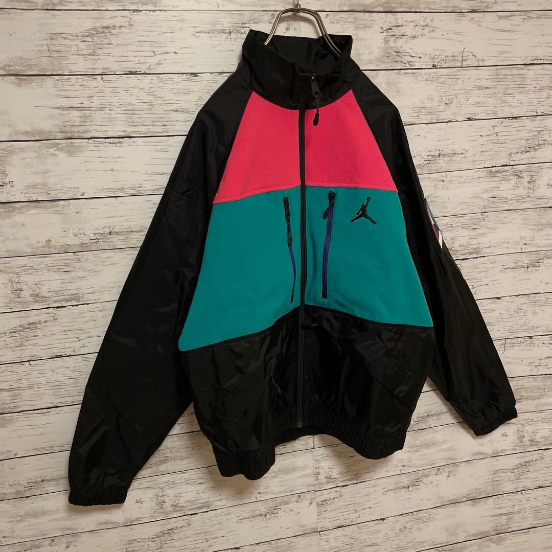 828【入手困難】エアジョーダン♤刺繍ロゴ　ナイロンジャケット　即完売品　美品