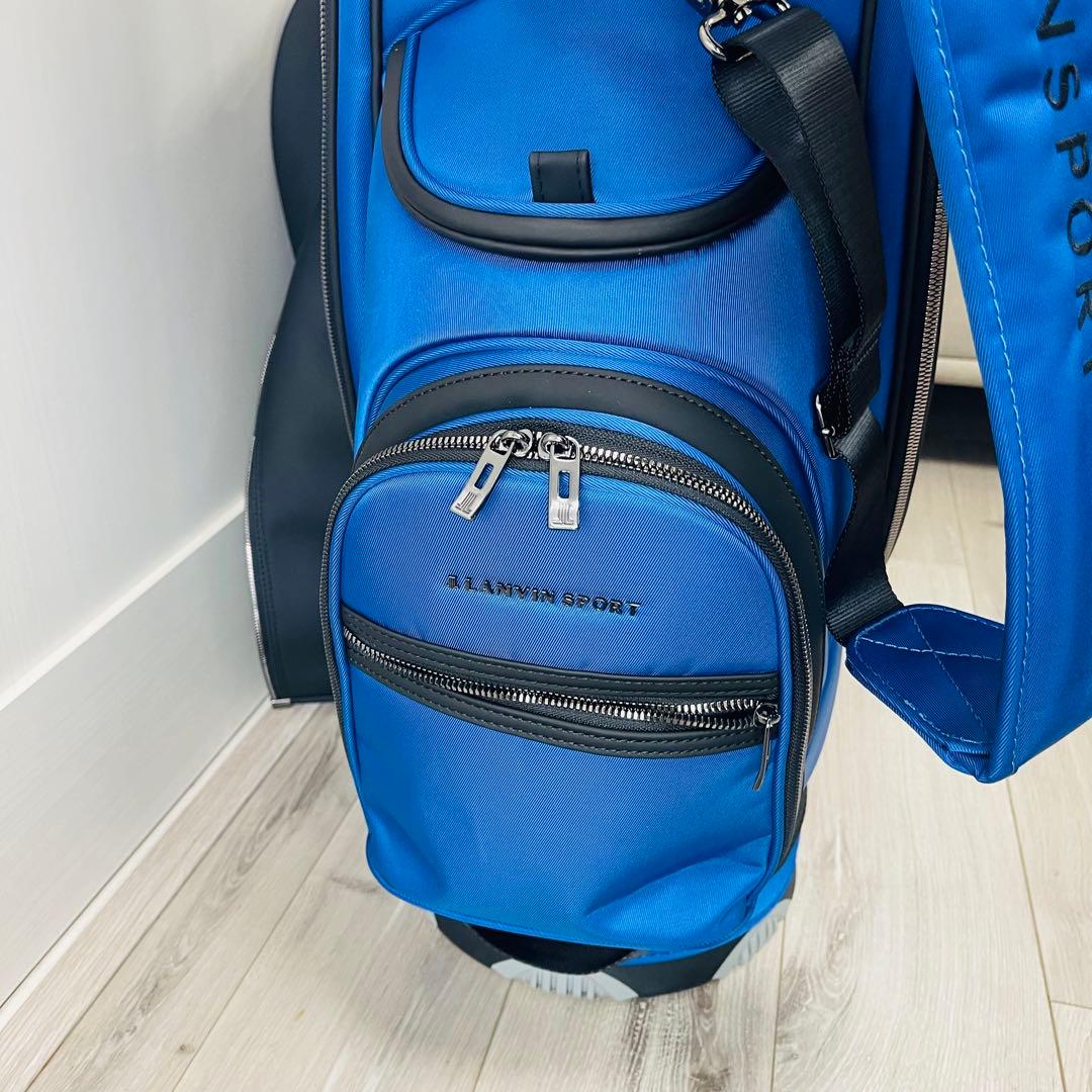 LANVIN SPORT 青 ゴルフ　キャディバッグ
