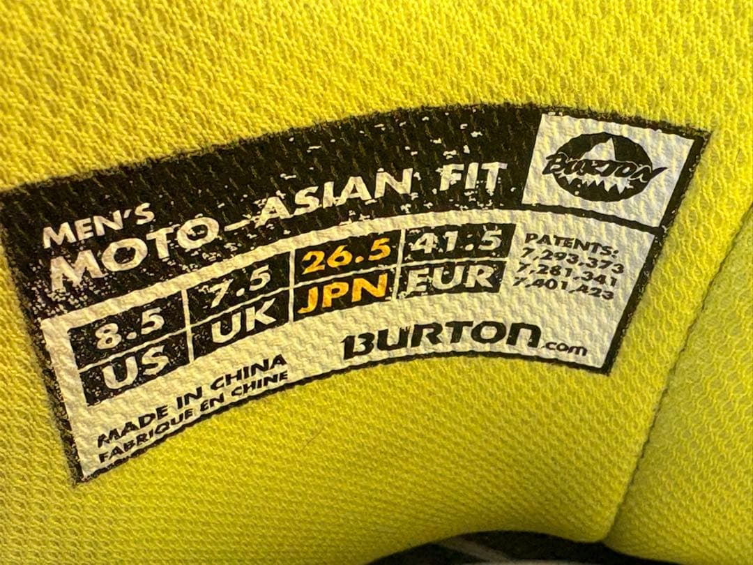 BURTON MOTO ASIANFIT 26.5cm スノーボードブーツ