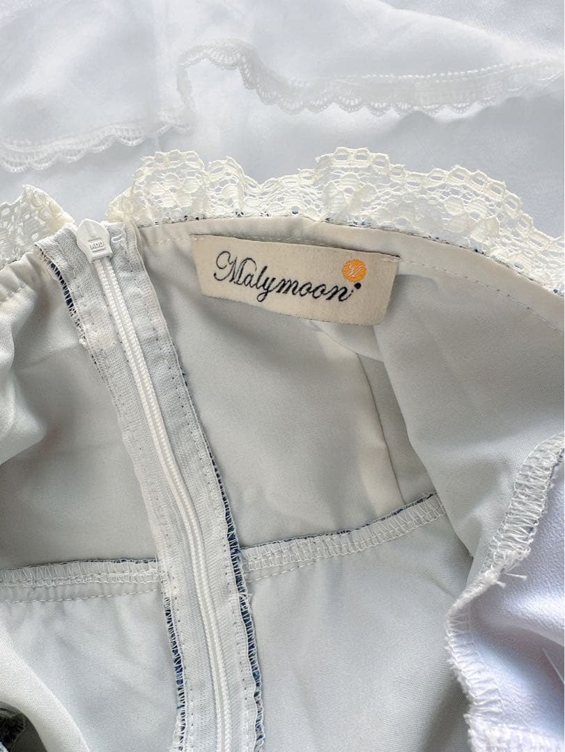 Malymoonマリームーン サイドレースデニムバニーボディスーツ バニーガール