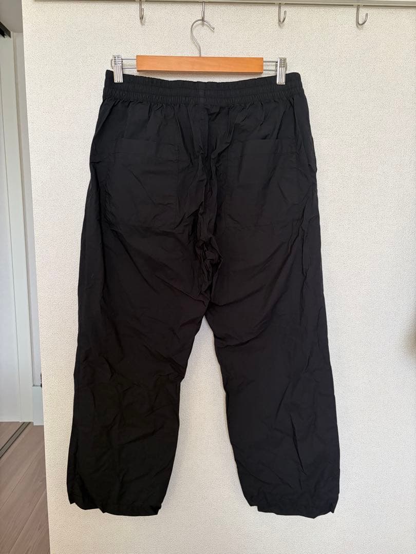 23AW MUJI LABO撥水防風ナイロンセットアップ M 黒 無印良品