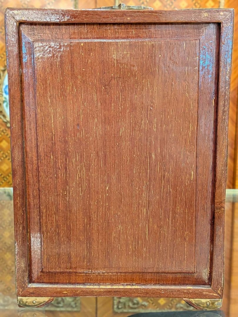 アンティーク 中国 宝石箱 キャビネット 高さ25㎝×横17.5㎝×奥行12㎝