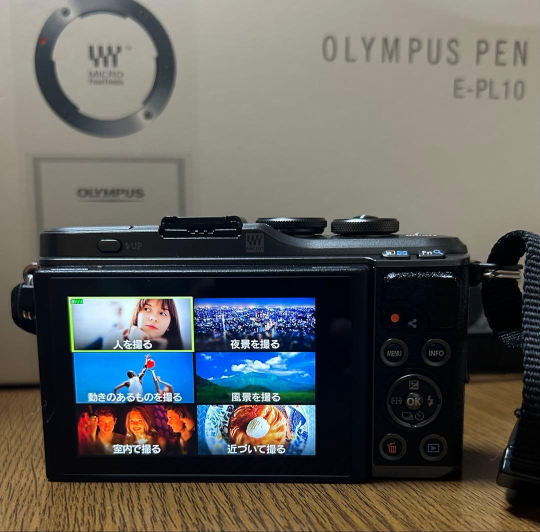 OLYMPUS PEN E-PL10 14-42mm EZ レンズ【超美品】