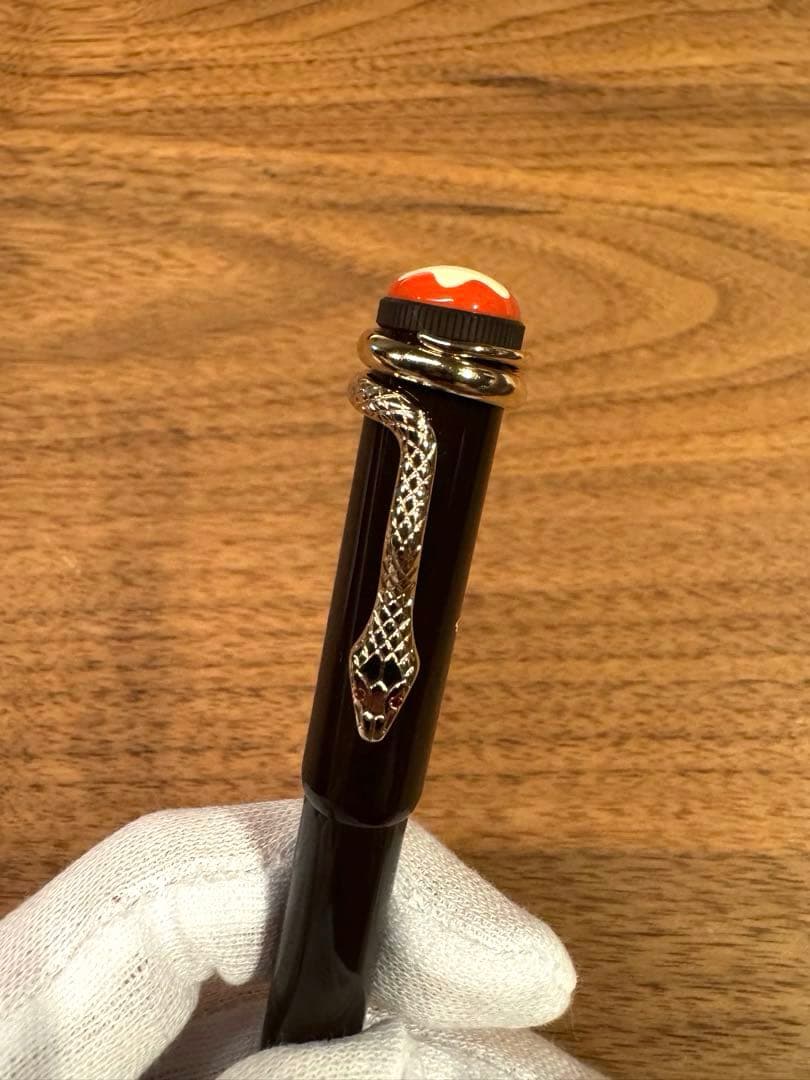 【モンブラン】ヘリテイジ コレクション ルージュ&ノワール ボールペン 茶