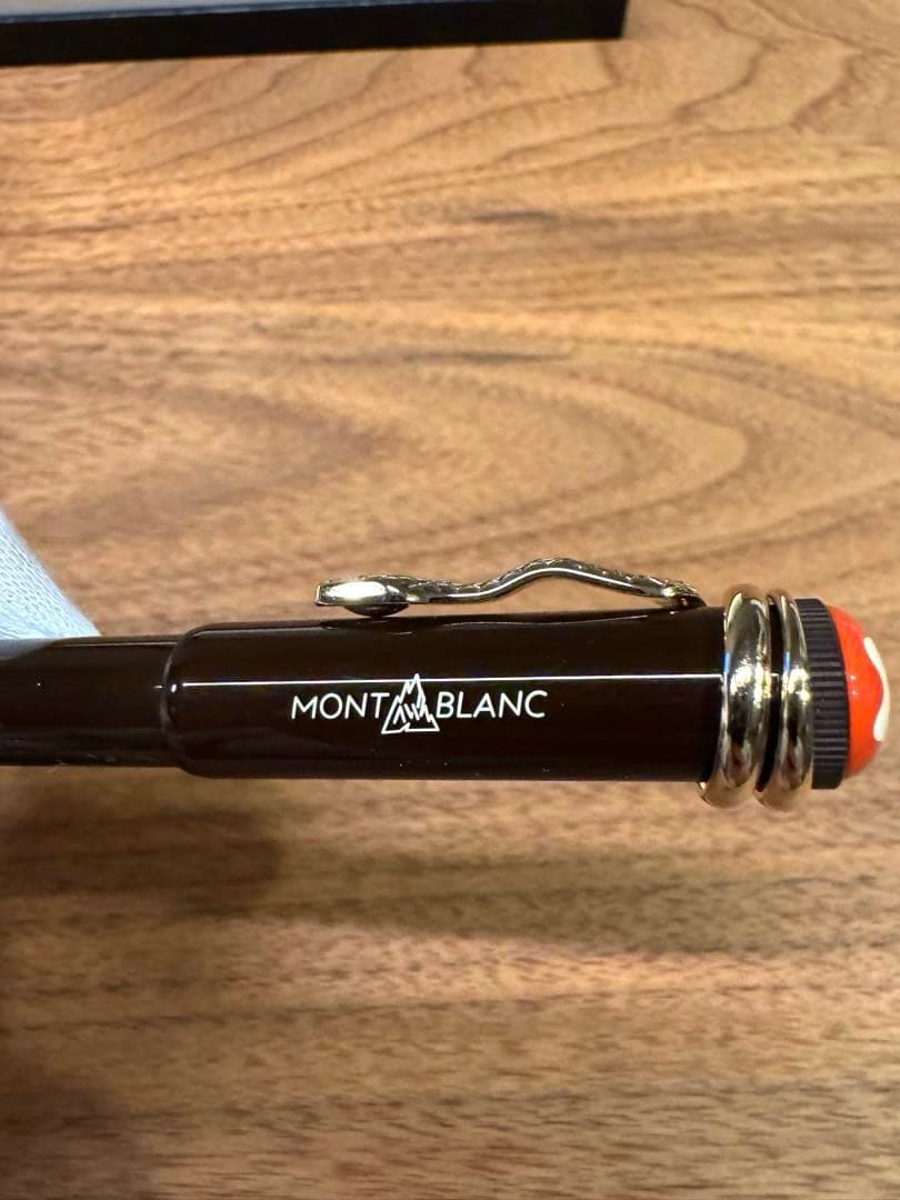 【モンブラン】ヘリテイジ コレクション ルージュ&ノワール ボールペン 茶