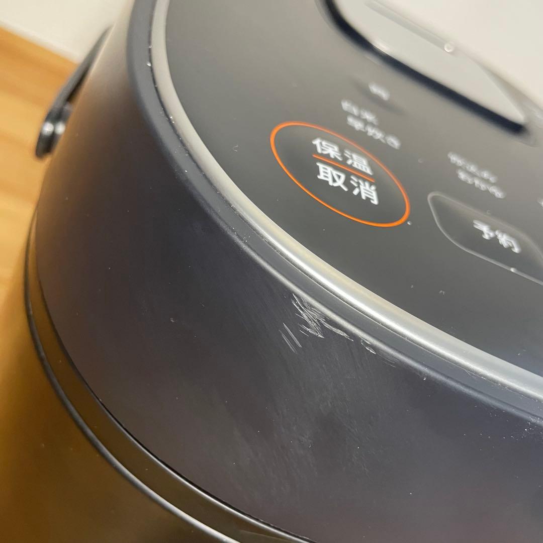 【使用回数1回】情熱価格 IH 炊飯器 5.5合炊き ブラック　起動確認済