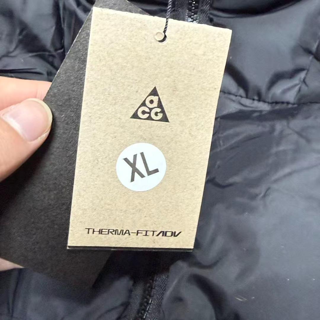 PRIMALOFT ACG ブラックダウンジャケット