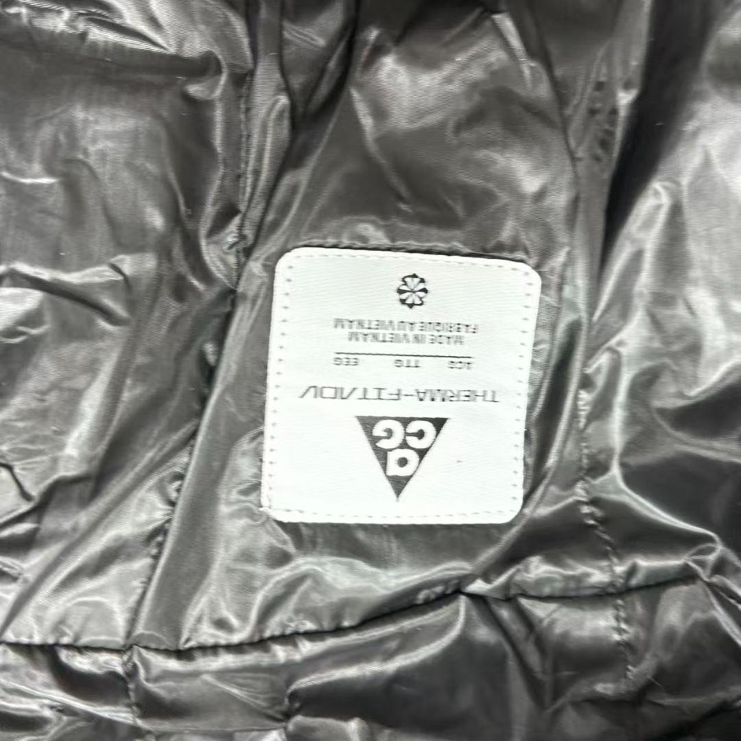 PRIMALOFT ACG ブラックダウンジャケット