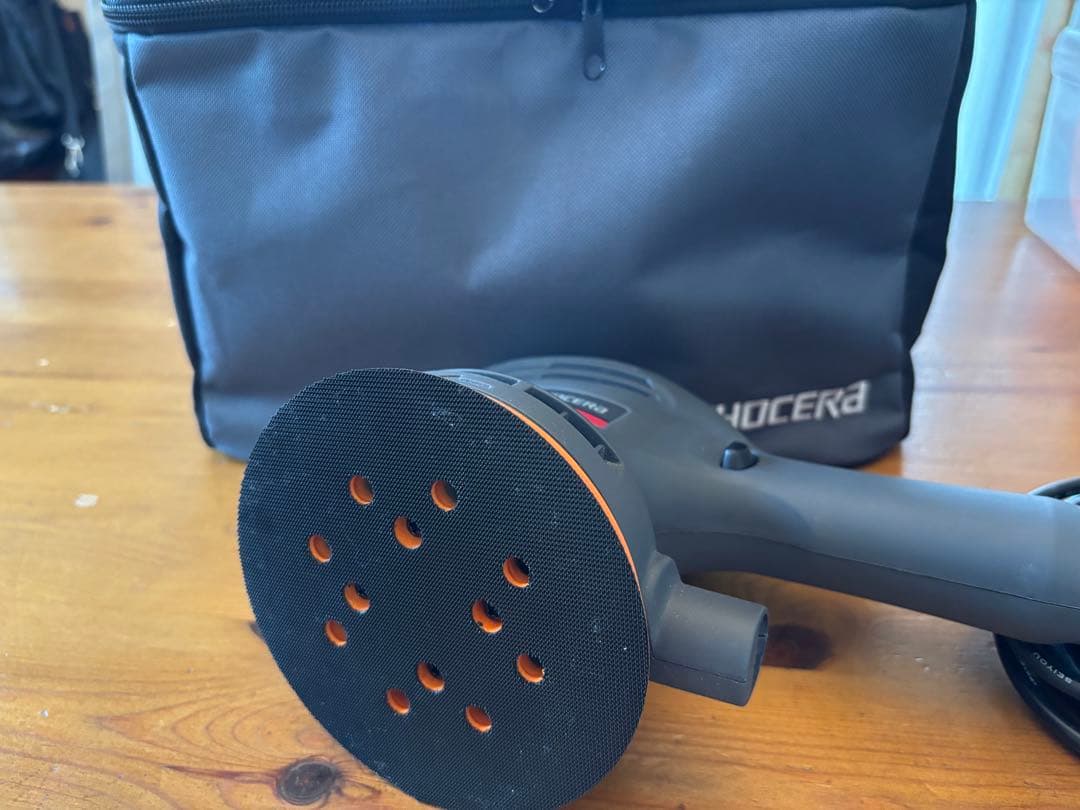 【美品】京セラ (旧リョービ)ダブルアクションポリッシャーAPED130KT