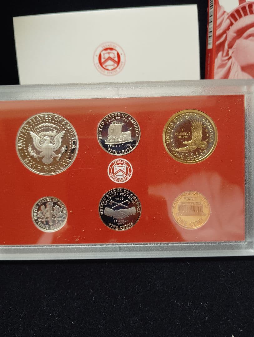 2004年 アメリカ 50州記念銀貨 シルバープルーフセット