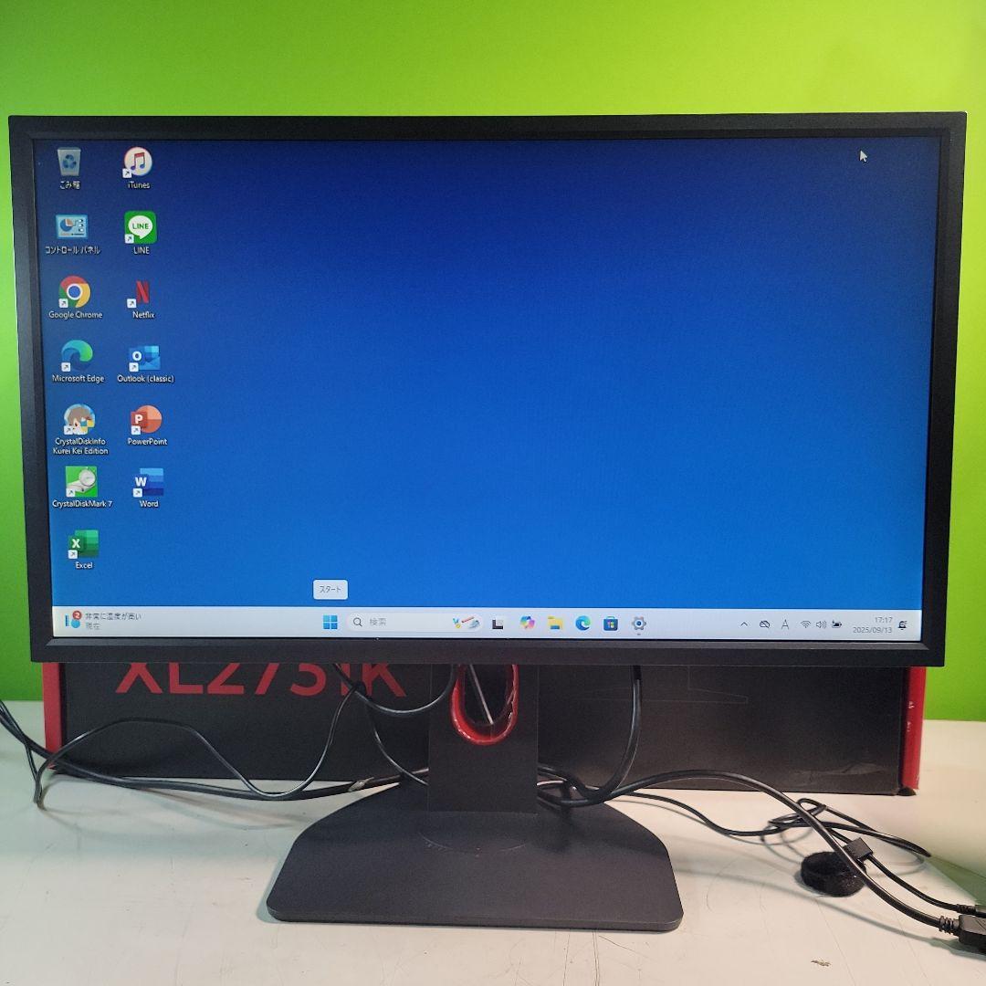 BenQ ZOWIE XL2731K ゲーミングモニター動作品