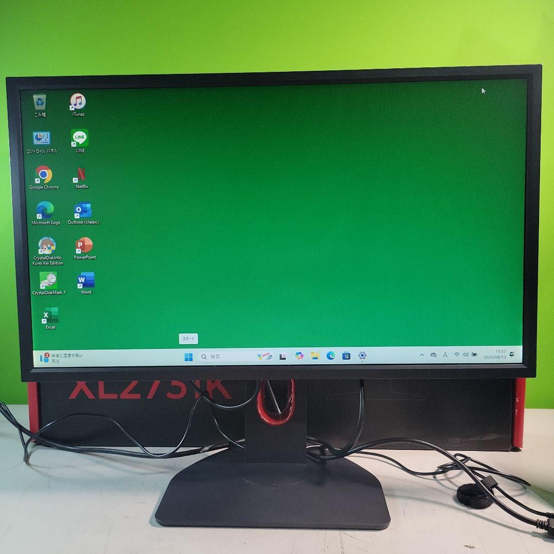 BenQ ZOWIE XL2731K ゲーミングモニター動作品