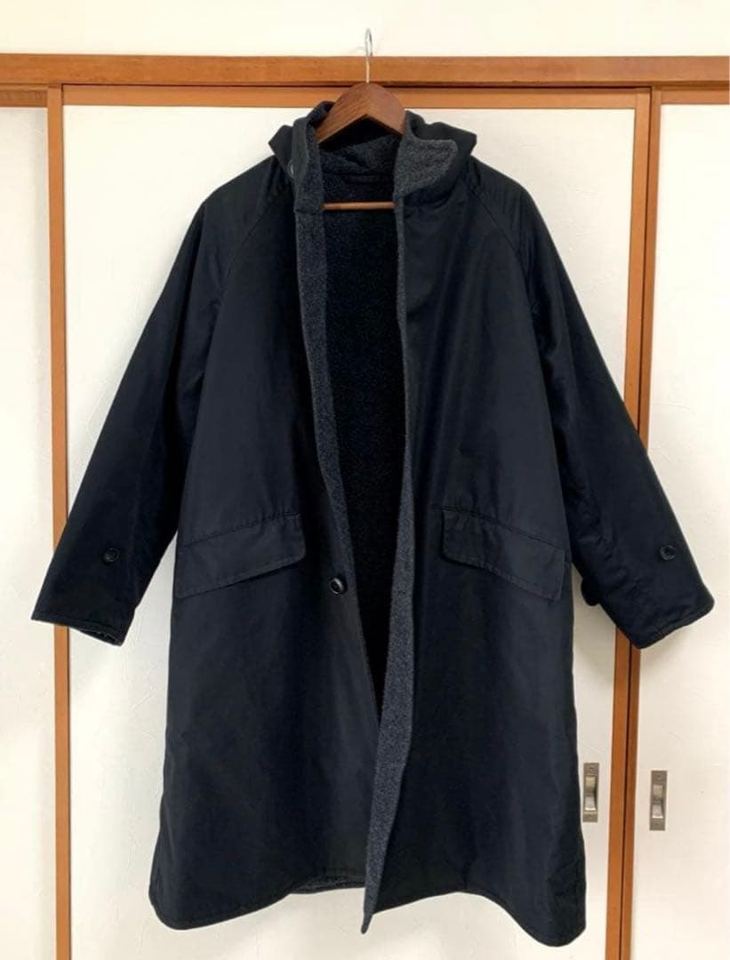 COMOLI フーデッドコート 希少・美品 16AW