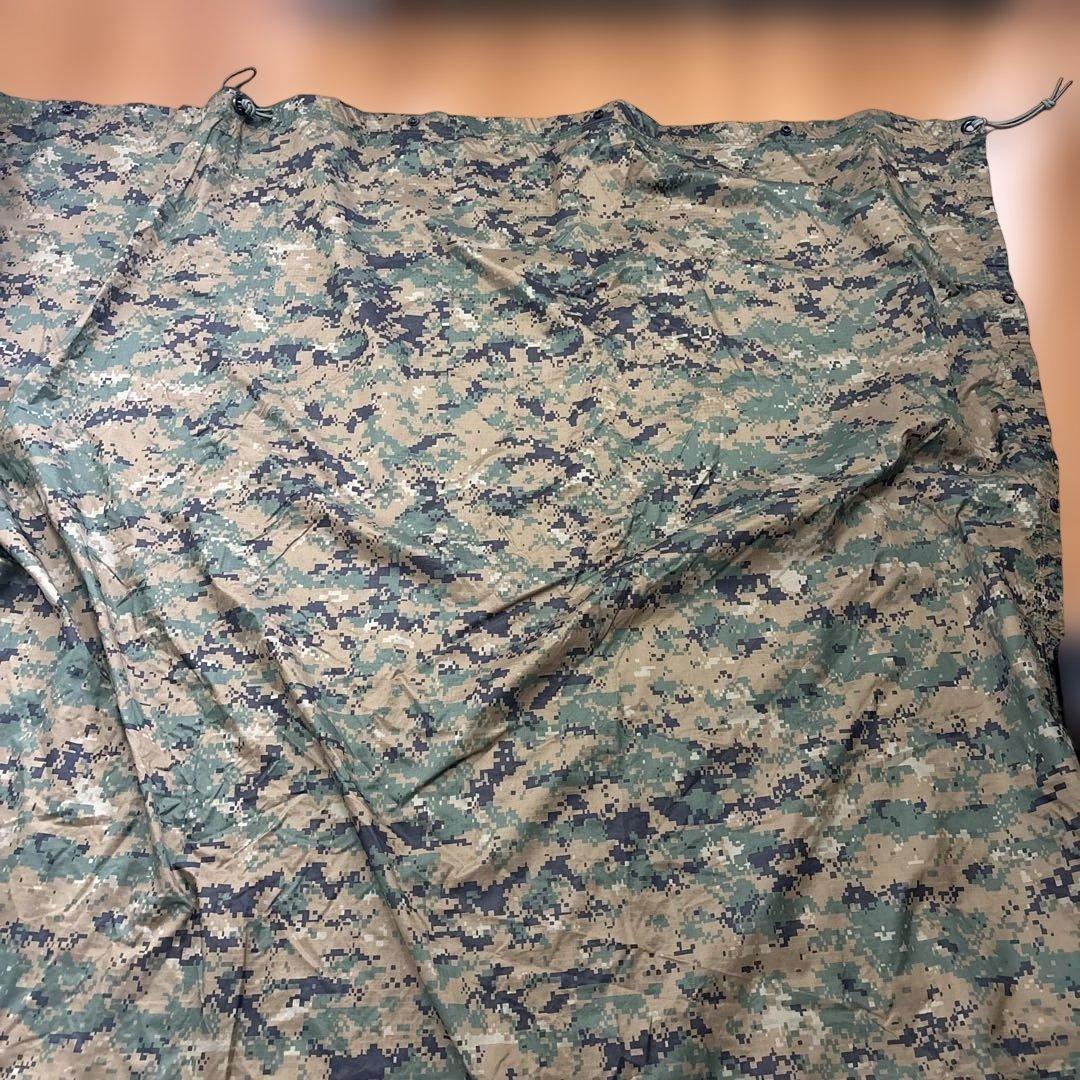 デッドストック　米軍　実物　FIELD TARP REVERSIBLE タープ③