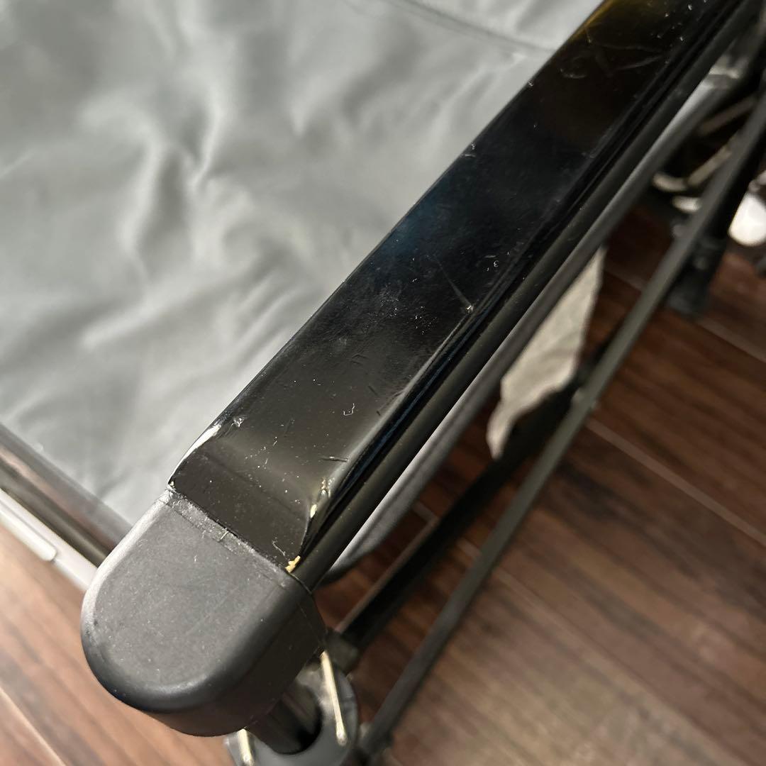 Colemanアウトドアチェア グレーとネイビー二脚セット　キャンプ　海川プール