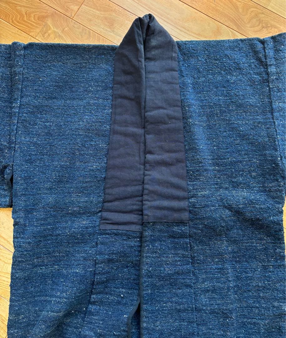古布　藍染　裂織　野良着　ドンザ　佐渡　JAPAN blue BORO