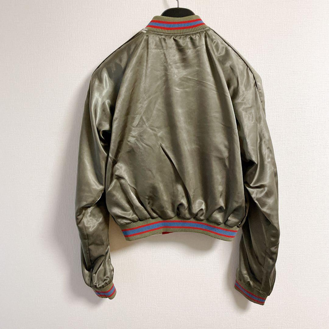 DIESEL スカジャン リバーシブル 刺繍 ディーゼル　レディース　ショート丈