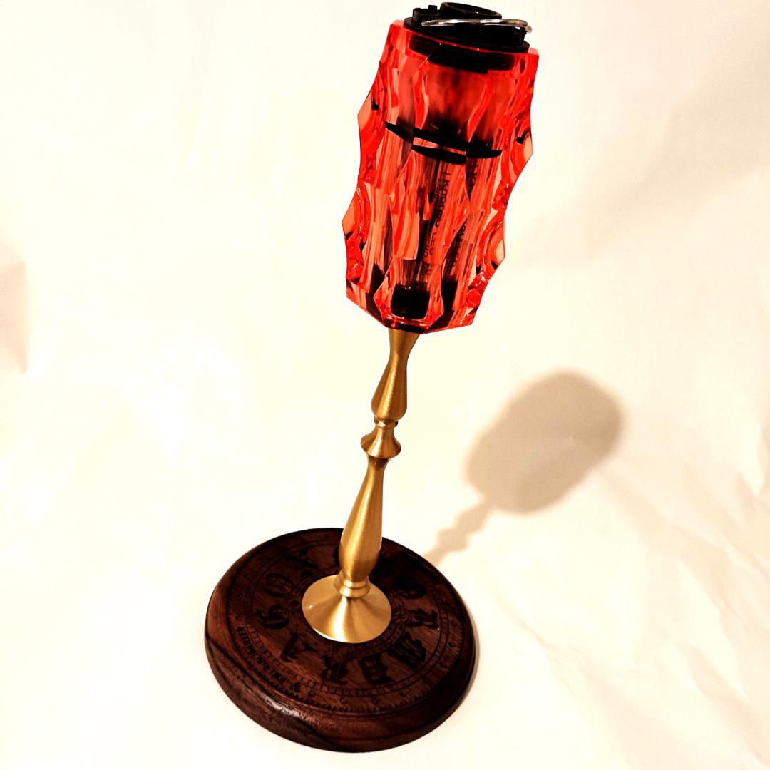 真鍮製　BRASS LAMP STAND　アクリルシェード　全フルセット